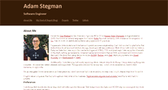Desktop Screenshot of adamstegman.com